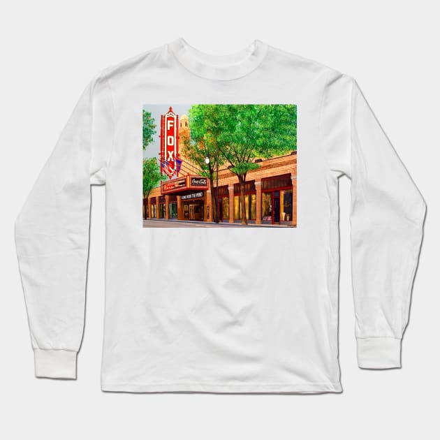 Fox Theatre in Atlanta Long Sleeve T-Shirt by terryhuey